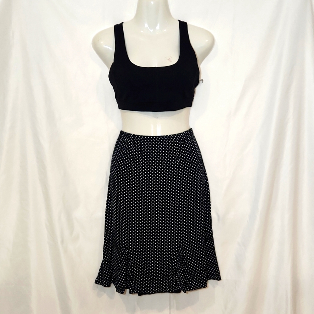 Susan Lawrence polka dot skirt